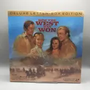 HOW THE WEST WAS WON 2-Disc Set Laser Disc Deluxe Letter-Box Edition NEW