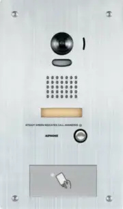 Aiphone Corporation IS-DVF-HID Flush Mount Video Door Station with HID Proximity