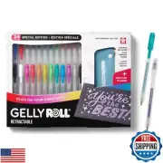 SAKURA Gelly Roll Retractable Gel Pens Colored - Assorted Gel Color Pens with