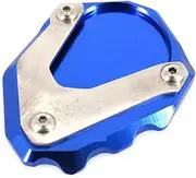 Motorcycle Rear Wheel Stand Motorcycle CNC Kickstand Foot Side Stand Extension Pad Support Plate Fit For RNINET Fit For R NINET Rnine 2014-2016 Lift Stand(Blue)
