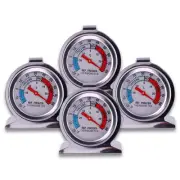 Refrigerator Freezer Large Dial Thermometer -20/80 °F 4 pcs Classic Series Fr...