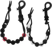LOORGVEL 2Pcs Golf Bead Score Counter Tool Durable Golfing Chain for Efficient Stroke Tracking Accessory for Golf Enthusiasts