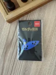 Official Nintendo Japan The Legend of Zelda Ocarina of Time Blue Flute Pin HTF ✅
