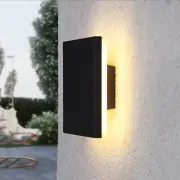 12W SMD LED Outdoor Porch Lamp Wall Lanterns 360° Hidden Emitting Light Fixture