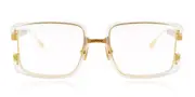 Anna-Karin Karlsson TOO HANDSOME - OPTICAL Translucent Gold Men's Glasses Gold Size 55 - Private Health Rebate - Blue Light Block Available