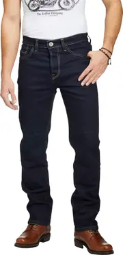 Rokker Rokkertech Draw Straight Motorcycle Jeans, Size 32 for Men