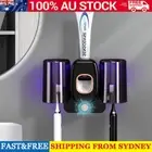 Electric Smart Toothbrush Sanitizer Holder with Automatic Toothpaste Dispenser