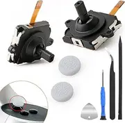 2Pack Joysticks Replacement for Oculus Quest 2 Joystick Controller Sensor Module for Meta Quest 2 Joystick Thumbstick Cap Replacement Accessories Parts Drift Repair with Tools