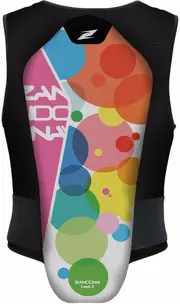 Zandona Soft Active Evo Bubbles Kids Vest, blue-orange, Size 120 cm 125 cm 135 cm Blue Orange