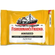 Fishermans Friend Mints Extra Strong Menthol Lozenges Aniseed 25g