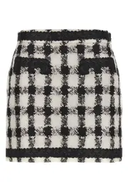 MOSCHINO 'Texture' Print Mini Skirt