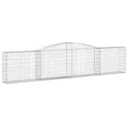 Arched Gabion Basket 400x30x80/100cm Galvanised Iron Fence Wire Wall Cage