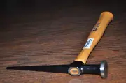 AUTO BODY LON PICK HAMMER W/ROUND DING HEAD WOOD HANDLE MARTIN 156G MADE IN USA