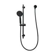New Brasshards Mixx Matcha Rail Shower Matte Black 11RHS03ML