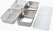 Ernest A-77027 Bats (Set in Japan) Deep Stainless Steel, Deep Frying, 6 Pieces (2 Bats, 2 Colanders, 2 Lids), Popular Brand of Major Restaurants