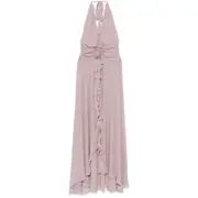 [Blumarine] Blumarine Georgette Dress 42 IT GREY