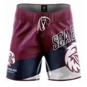Manly Sea Eagles 2025 NRL Mens Barrel Board Shorts Sizes S-7XL BNWT