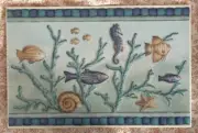 Villeroy and Boch Decorative Sealife Fish Seahorse Large Tile 11.75" x 7.75"