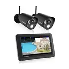 CasaCam VS802 Wireless Security Camera System with 7" Touchscreen Monitor and...