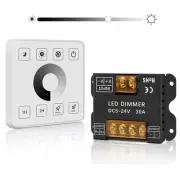 LED Light Strip Dimmer, RF Wireless Remote Control, Dimmable Wall Dimmer, Sui...