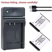Battery or charger for Fuji FNP-50 NP50 Fujifilm NP-50A KLIC-7004 Pentax DLI68