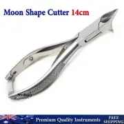 Pedicure Moon Shape Cutter Heavy Duty Thick Nail Manicure Podiatry Clipper