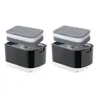 2PCS Dish Soap Dispensers with Sponge Holder Dish Soap Dispenser Push Soap8581