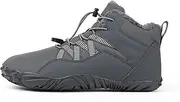 [YONGBAO] Hiking Barefoot Shoes,Non-Slip Casual Running Sneakers - Winter Barefoot Shoes, Wide Toe Box Barefoot Shoes, Mountaineering Shoes for Winter