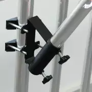 Heavy Duty Flagpole Mount Bracket for Balcony Railing Truck Flag Pole Holder C