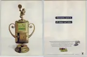 Mario Tennis N64 GBC 2001 Vintage 2-Page Print Ad/Poster Official Promo Art Rare