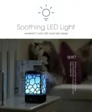 Water Cube Diffuser Humidifiers Minimalist Fashionable Style - Black - New