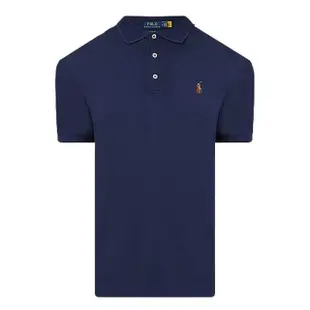 【RALPH LAUREN】男款 小LOGO 深藍色短袖POLO衫(S號、M號、L號、XL號、XXL號)