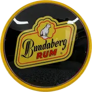 Bundy Bundaberg Rum Bar Lighting Wall Sign Light Button Yellow