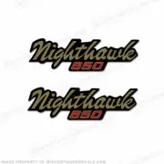 Fits 1982 Honda Nighthawk 650 Motorcycle Gas Tank Decals