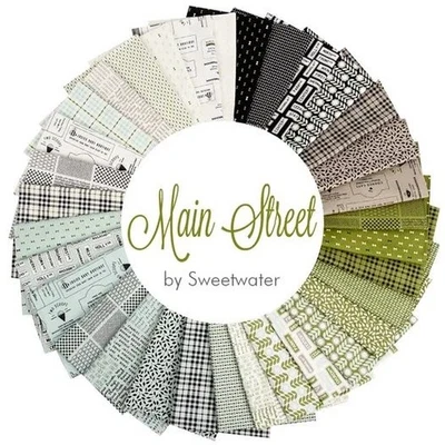 Main Street fabric fat quarter bundle by Sweewater from Moda