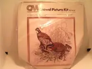 Columbia-Minerva Crewel Picture Kit Bob White Quail