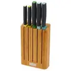 Joseph Joseph Elevate Kitchen Knife Set with Bamboo Block 5 Piece 10300