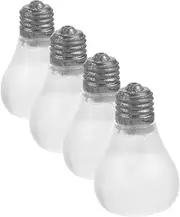 ifundom 4 Pack Led Night Light Kids Squishy Light Bulb Toys Soft Sensory Toys Decorative Squeeze Balls