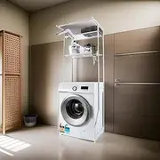 SLICE Over Laundry Washing Machine Tiered Storage Rack