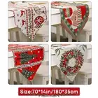 180x35cm New Christmas Table Runner Cloth Tableware Xmas Dining Party Decoration