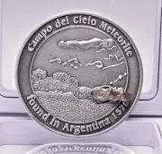 CAMPO DEL CIELO METEORITE in COLLECTORS COIN NUMBER 0016 MT161
