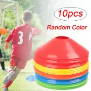 10X Football Training Cones Football/Sports Marker Disc