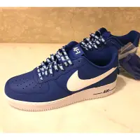 在飛比找蝦皮購物優惠-Nike Air Force 1 07 LV8 藍色 US1