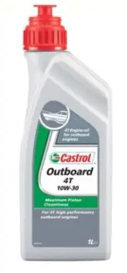 3x Fits CASTROL OUTBOARD 4T 1L CASTROL 4 stroke engine oil DE stock