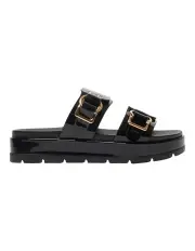 [Sandler] Fiction Sandals in Black Patent