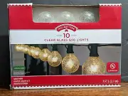 G50 6ft Indoor Outdoor - 10x 2" Globes Patio Lights Light String Edison Bulbs