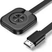 Wireless HDMI Display Adapter, 2.4GHz Miracast HDMI Dongle 1080P WiFi Display Dongle Compatible with iPhone/iPad/iOS/Android/Windows/Mac/Streaming TV/Monitor/Projector, Support Airplay/Miracast/DLNA