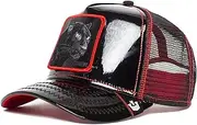 [Goorin Bros.] The Farm Unisex High Shine Faux Leather Adjustable Snapback Trucker Hat