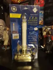 GE LED Flickering Window Candle w/Timer 8.25" Holiday Christmas decor