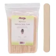 Large Wooden Wax Sticks - Body Hair Removal Applicator for Waxing, ¾” X 6” (P...